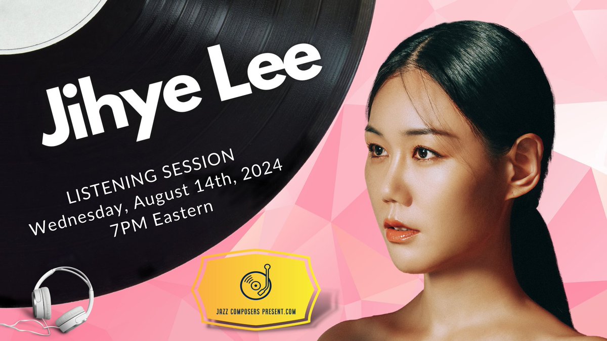 JazzComposersPresent.com is excited for our next livestream Listening Session on Wednesday, August 14th at 7:00pm ET featuring Jihye Lee <a href="/jihyeleejiyo/">Jihye Lee</a> in conversation with Daniel Jamieson <a href="/DanjamMusic/">Daniel Jamieson</a>.