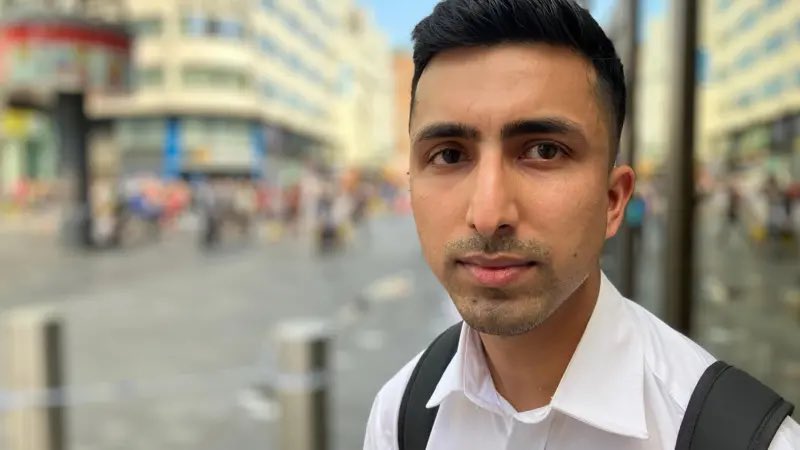 Meet Abdullah, the man who risked his life disarming the attacker.