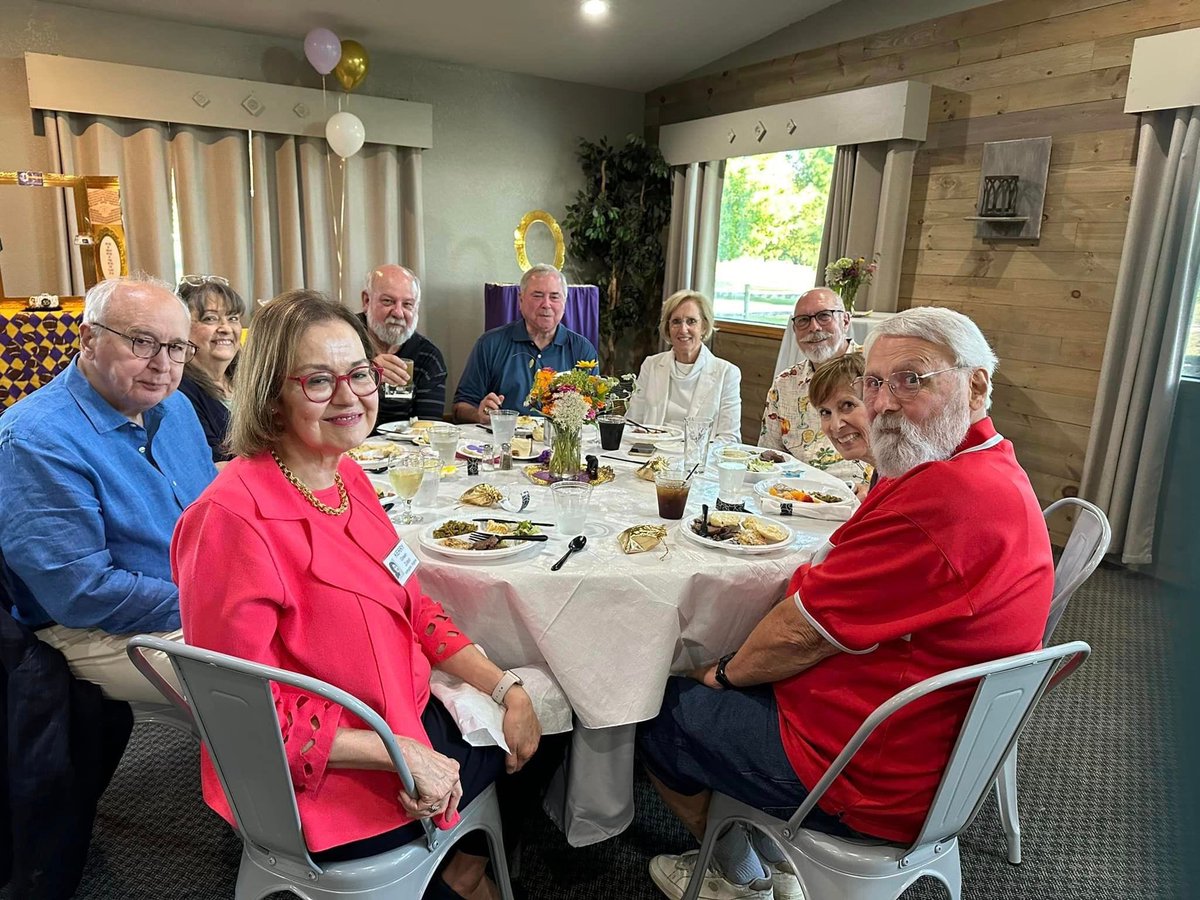 Congrats to the Class of 1969 who, after 55 years, gathered to celebrate their years as Panthers. Between tours at MHS, a night out on the town &amp; a banquet, there was plenty of time to reconnect and share memories from their time at Maumee #PantherPrideFoundation #WeAreMaumee