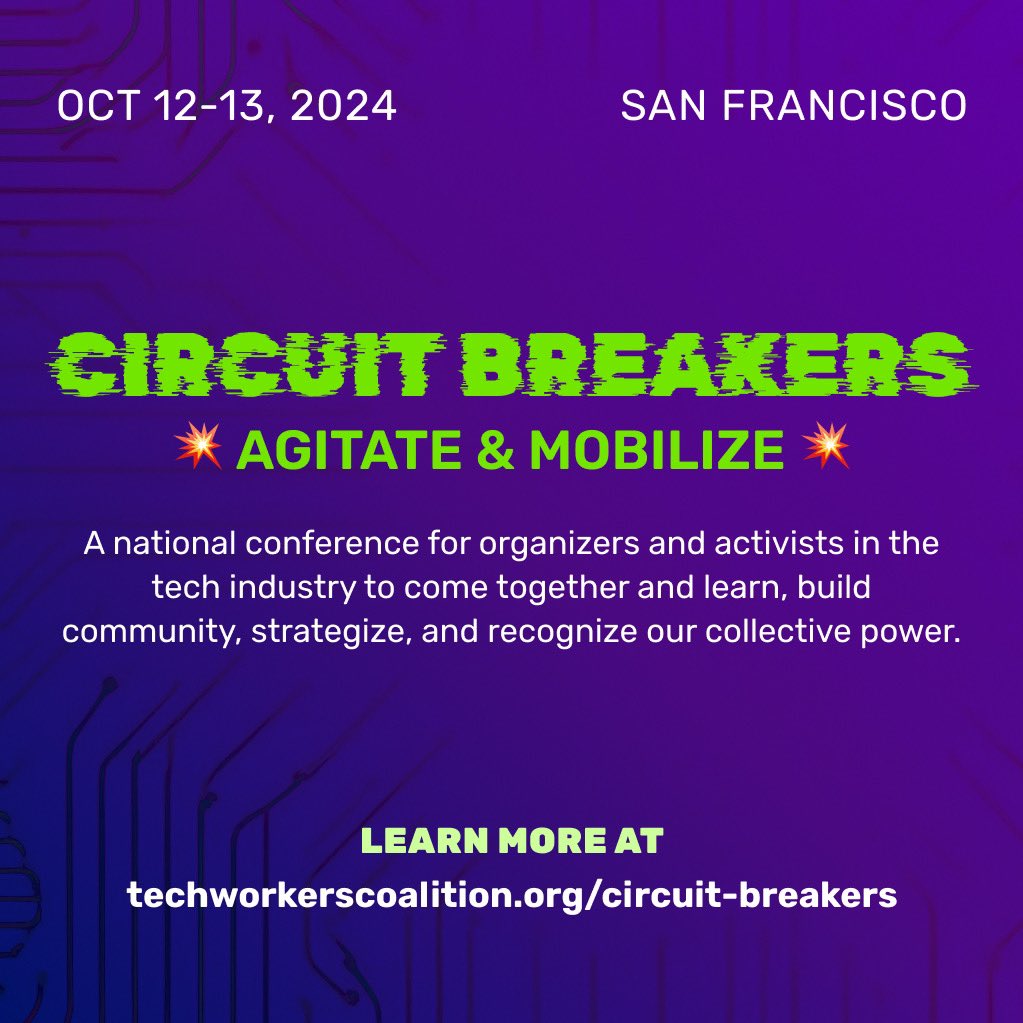 Tech Workers Coalition tweet media