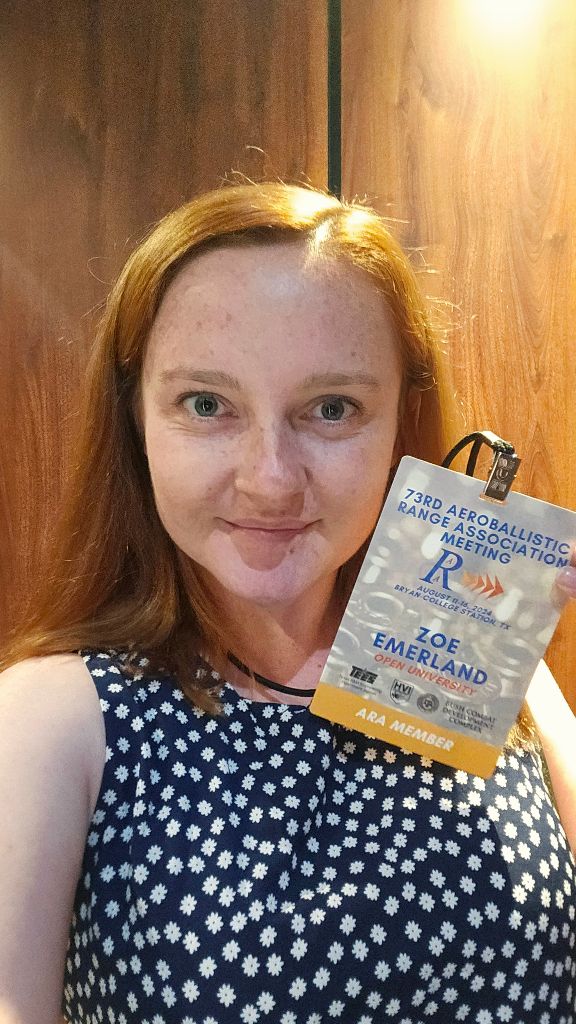 OU_HVI_SPE_LABS's tweet image. Day 1 of the 73rd Aeroballistic Range Association Meeting #ARA2024 and the @TAMU swag is on point 👌 Looking forward to learning about hypervelocity impact ranges across the world 🌎