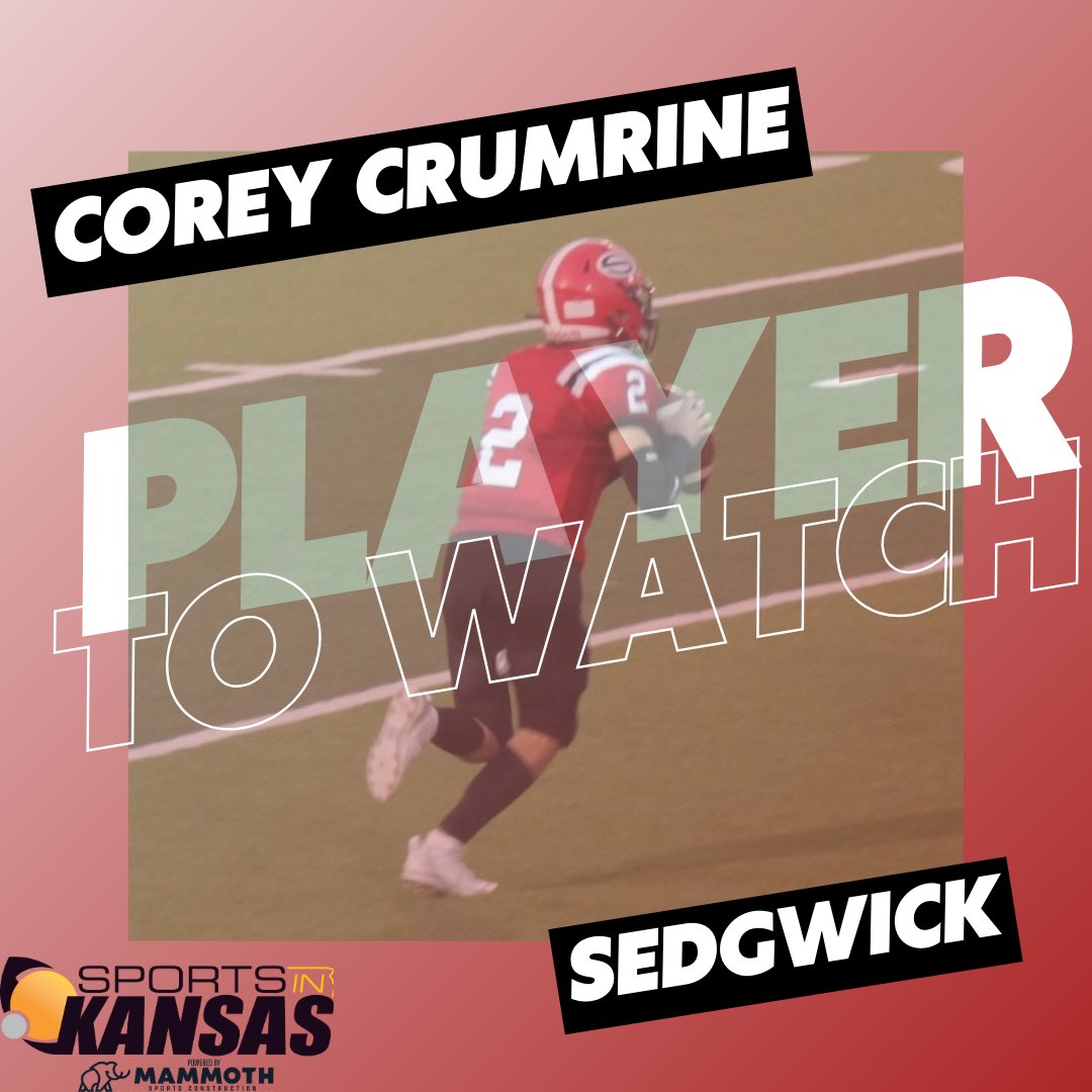 sportsinkansas's tweet photo. 1A 🏈 Player to Watch: Corey Crumrine of Sedgwick HS is a QB to look out for this fall. As a junior, Crumrine had a school record 3,158 passing yards and 34 TDs. The 1A 🏈OPOTY finalist also is a baseball standout athlete earning 2A ⚾️ Pitcher of the Year as a junior. 

“We graduated some key guys, but bring back 7 offensive starters and should be able  to build upon our 8-2 finish last year and make a deeper run in the postseason,” he said. #sportsinkansas 

📷 credit: Sarah Crumrine