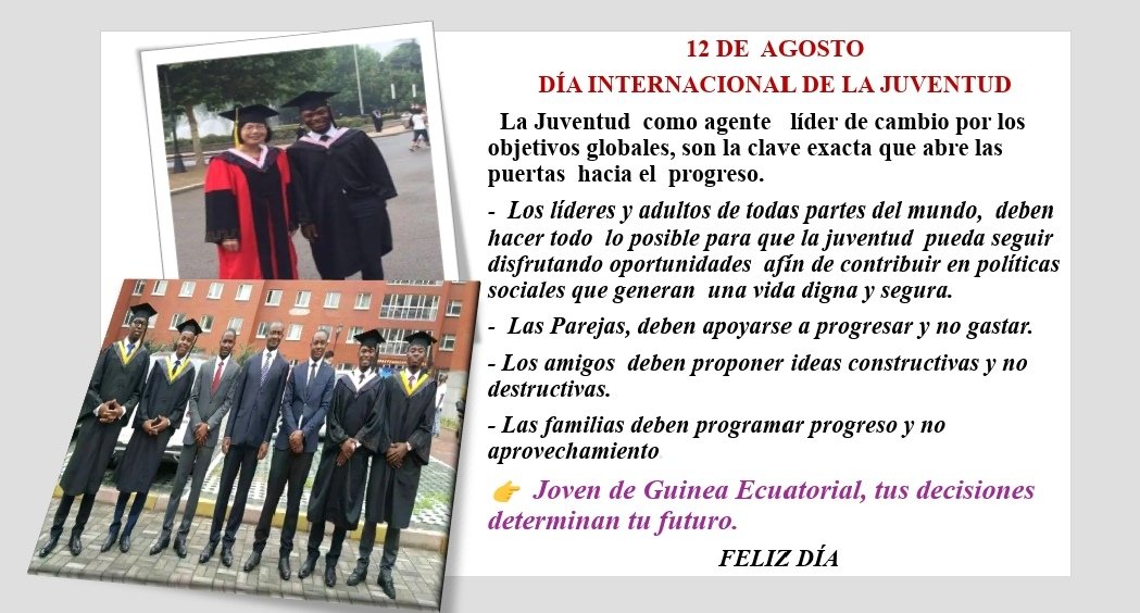 Feliz día de la juventud, joven de 🇬🇶