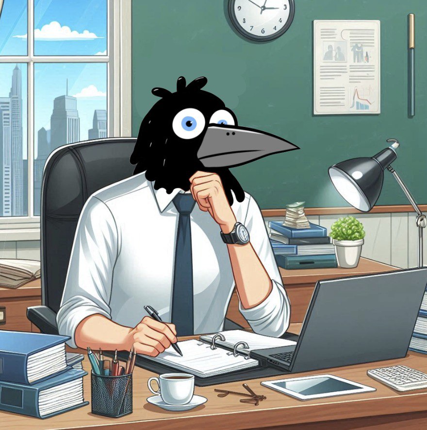 When the market’s got us all feeling a little on edge… We’re in this together. #crowtoken #memecoins