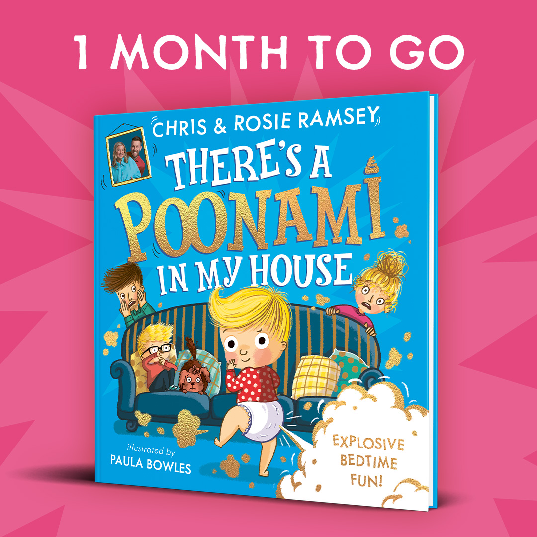 Simon & Schuster Children's Books (@simonkids_uk) on Twitter photo There's only one month to go until this laugh-out-loud picture book from Chris & Rosie Ramsey <a href="/4pmWineTimeBaby/">Chris and Rosie Ramsey</a> and <a href="/Paula_Bowles/">Paula Bowles</a> explodes onto the scene!
Pre-order your copy today bit.ly/Poonami There's only one month to go until this laugh-out-loud picture book from Chris & Rosie Ramsey <a href="/4pmWineTimeBaby/">Chris and Rosie Ramsey</a> and <a href="/Paula_Bowles/">Paula Bowles</a> explodes onto the scene!
Pre-order your copy today bit.ly/Poonami