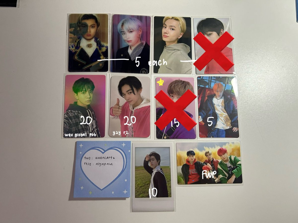 uwoncartz's tweet photo. wts enhypen photocards! help rt 🇲🇾

- ⭐️ has defect (check thread for vid!)
- accept online banking only!
- no rush postage
- wm rm8 | em rm15 (poslaju)
- *fwp = free with purchase

#pasarENHYPEN #pasarENHYPENmy https://t.co/O28ie5vNA7
