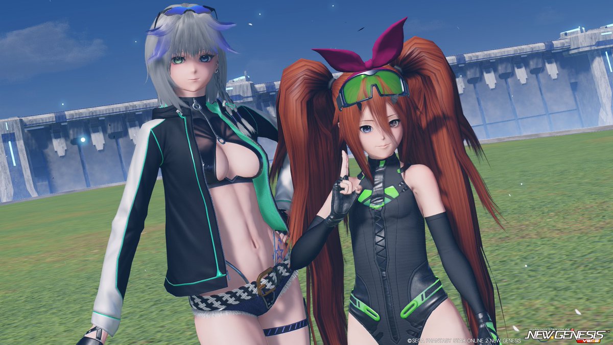 sorara_pso2's tweet image. しおんさんとのペアショ！
すごいたくさん撮りました！
いっぱいコス持っててすごい！
そのどれも着こなしててステキ！
さすがでございます！