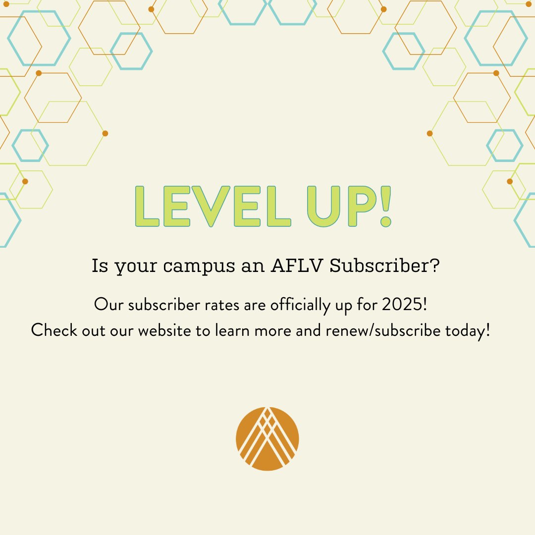 It’s time to level up your campus community with AFLV by renewing your annual subscription! 

Renew by September 21st for Early Access to book your favorite hotel before they sell out (and they will sell out).
