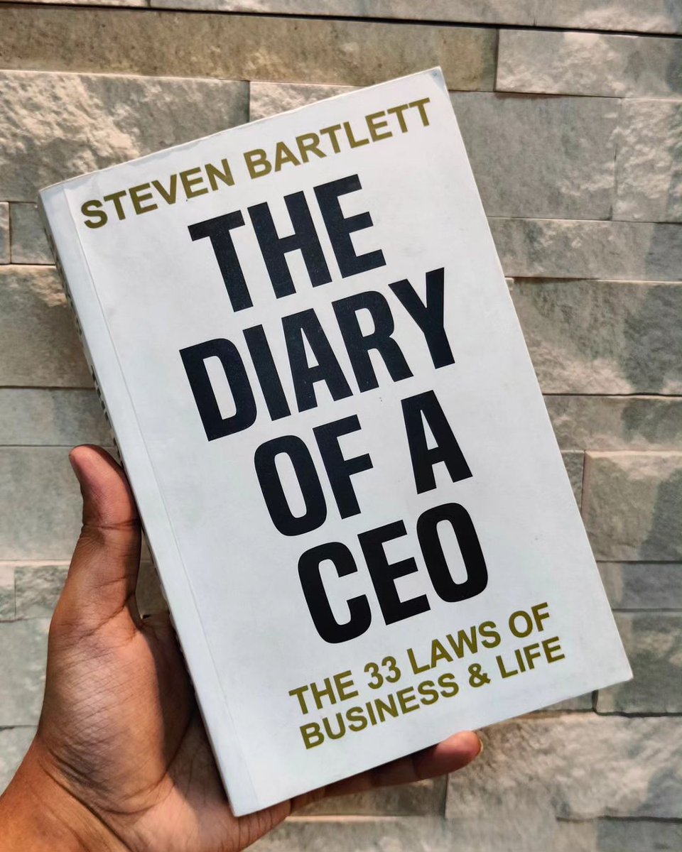 SelfGrowthGuru's tweet photo. 9 powerful laws of business &amp; life from "THE DIARY OF A CEO" by @StevenBartlett 
🔗https://t.co/EStRnVVi6s
#thediaryofaceo #stevenbartlett https://t.co/3RQaWrOAr6