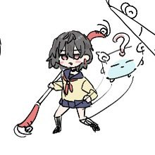 「エチャ?」|ふていしのイラスト