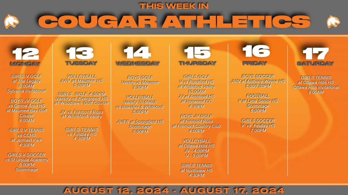🔸This Week In Cougar Athletics🔸
#CougsUp