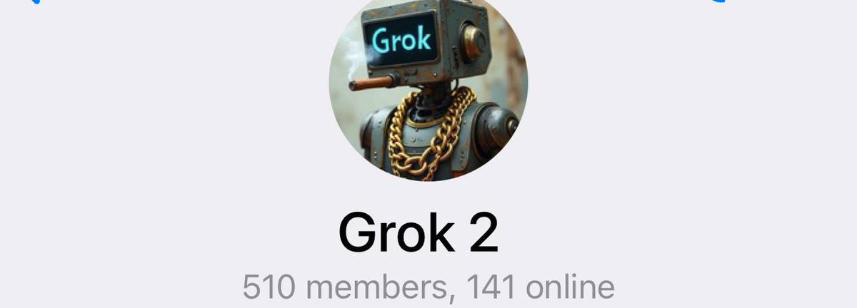 GROK 2 is unstoppable! 🚀 500+ members strong and we’re just warming up—our Telegram is where the magic happens! ✨ #GROK2 #Solana #Crypto