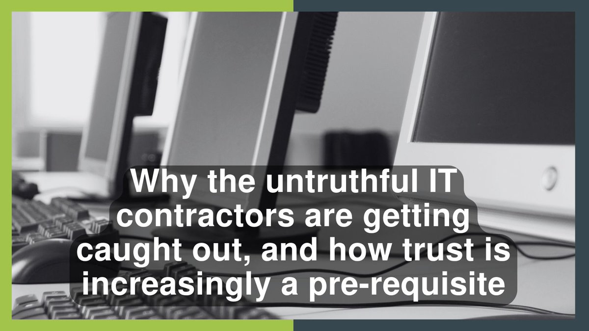 itcontracting's tweet image. A sceptical agent’s Excel test is a sign of things to come -- but don’t take it personally, our job is to work out if what you say about your skills is true. @Matt_VIQU of tech recruitment firm @VIQU_UK discusses: buff.ly/4dXSDCP

#itcontractor #recruitment #job