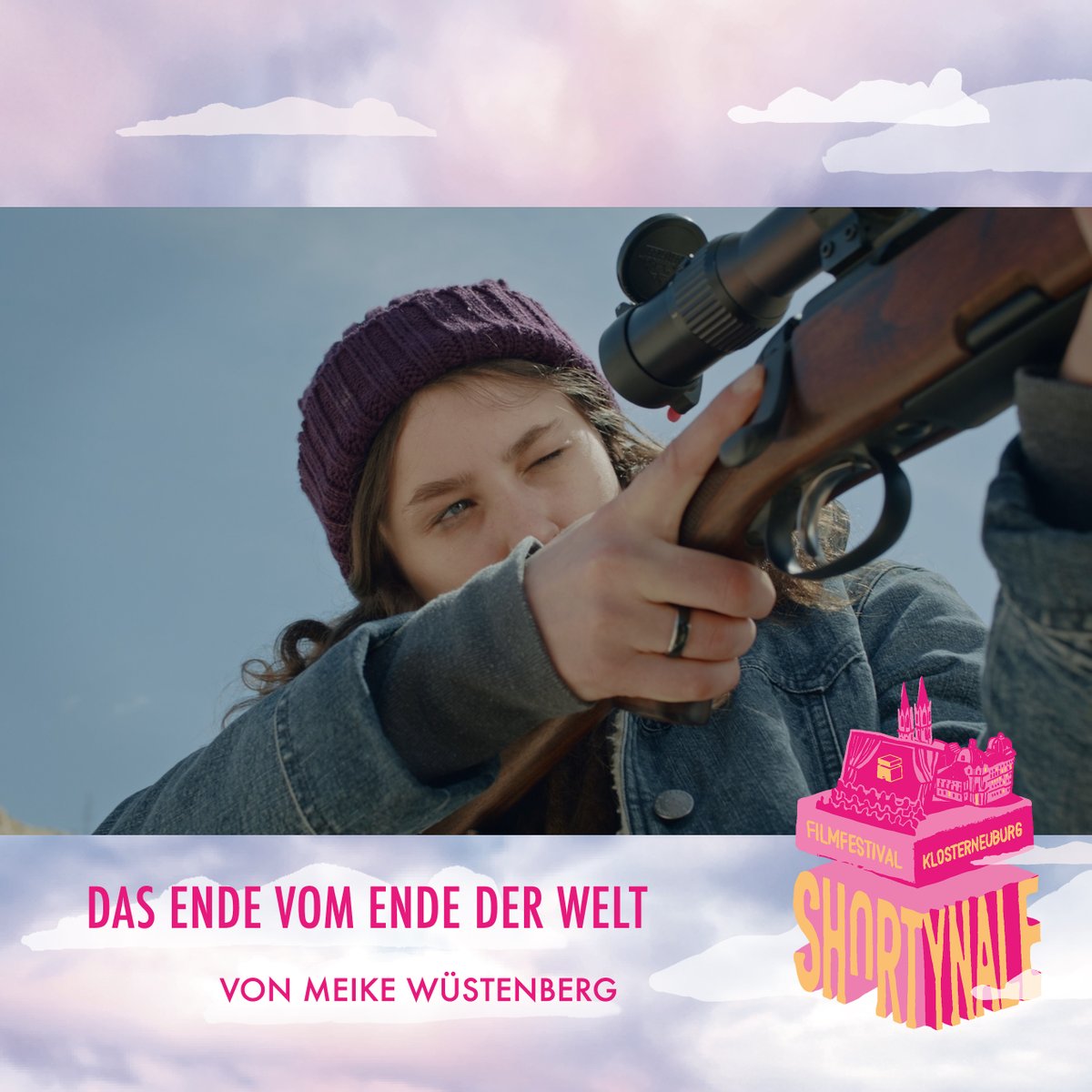 Freitag, 16. Aug. 16:30 | NÖ &amp; KLBG Wettbewerb 2

✨ “Zweimann - Lifestyle Brigitte” von Alexander Köck✨
✨ “Louanne &amp; Thaïs” von Josephine Jeltsch✨
✨ “Ins wilde Land” von Emil Kaschka ✨
✨ “Das Ende vom Ende der Welt” von Meike Wüstenberg ✨

#shortynale #shortfilmfestival