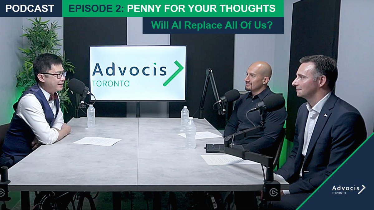 🎥Penny For your Thoughts Ep.2 is here! Will A.I. Replace All of Us? Join us as we discuss how Artificial Intelligence and latest technologies are disrupting the financial services industry. Is A.I. a threat or an opportunity? Tune in and find out! youtu.be/M8GzOtNRPGk?si…