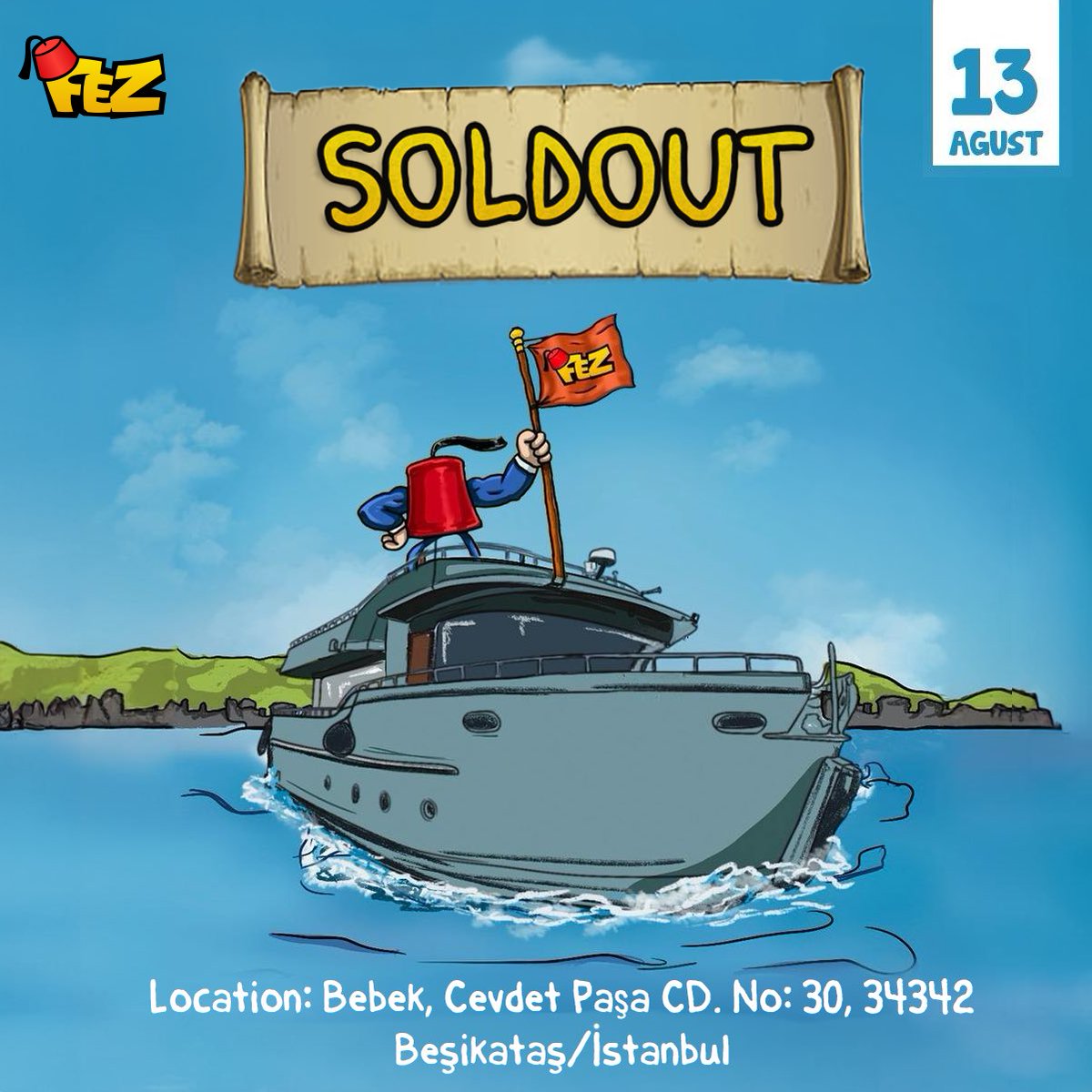 FezMeme's tweet image. We’re thrilled by the tremendous demand for our first of many FEZ networking events. 🥂 A side happening of Istanbul Blockchain Week.

Our event is sold out, and we can’t wait to welcome you aboard the yacht tomorrow. 🎊

For those on the waiting list, any cancellations will free…