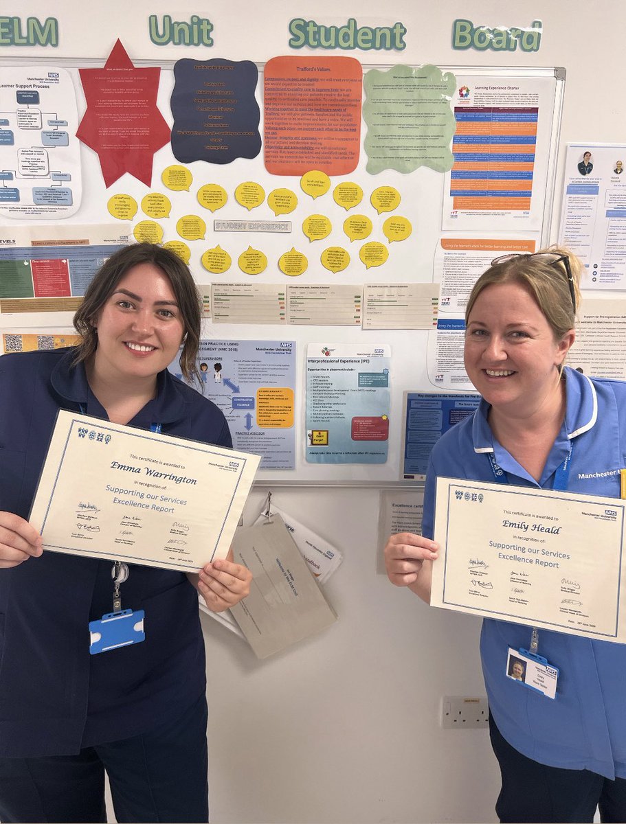 ELM UNIT- Trafford General MFT (@elm_unit) on Twitter photo Ward Manager <a href="/emmawarringtonx/">Emma Warrington</a> & Ward Sister Emily have been recognised for showing kindness and compassion in supporting learners on ELM Unit π«ΆπΌ Ward Manager <a href="/emmawarringtonx/">Emma Warrington</a> & Ward Sister Emily have been recognised for showing kindness and compassion in supporting learners on ELM Unit π«ΆπΌ