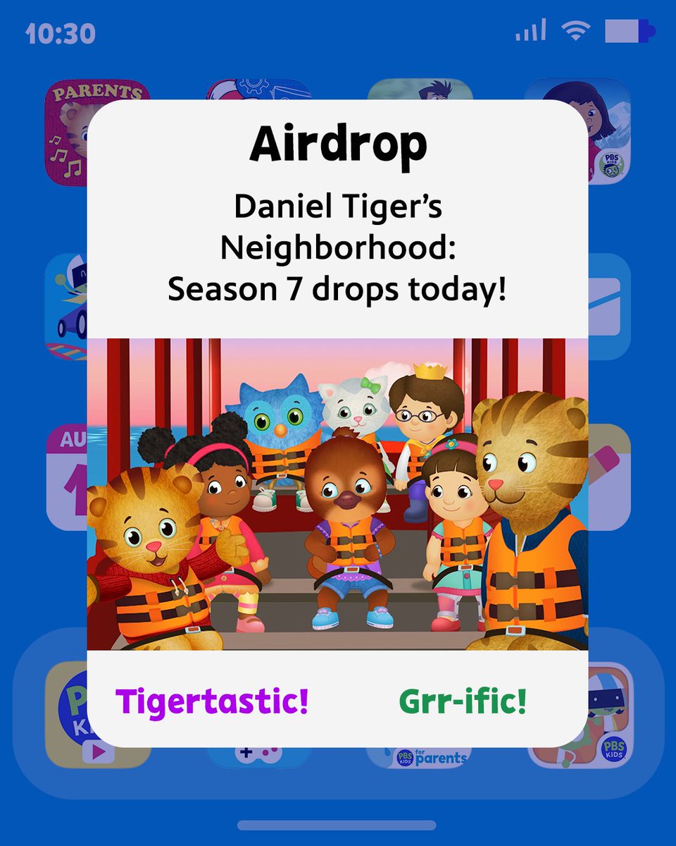 PBSKIDS's tweet photo. Time to get your celebration sweaters on - it’s an all-new season of @danieltigertv! Watch new episodes on PBS KIDS ➝ https://t.co/l3lM53GplW https://t.co/fkPL2ts04i