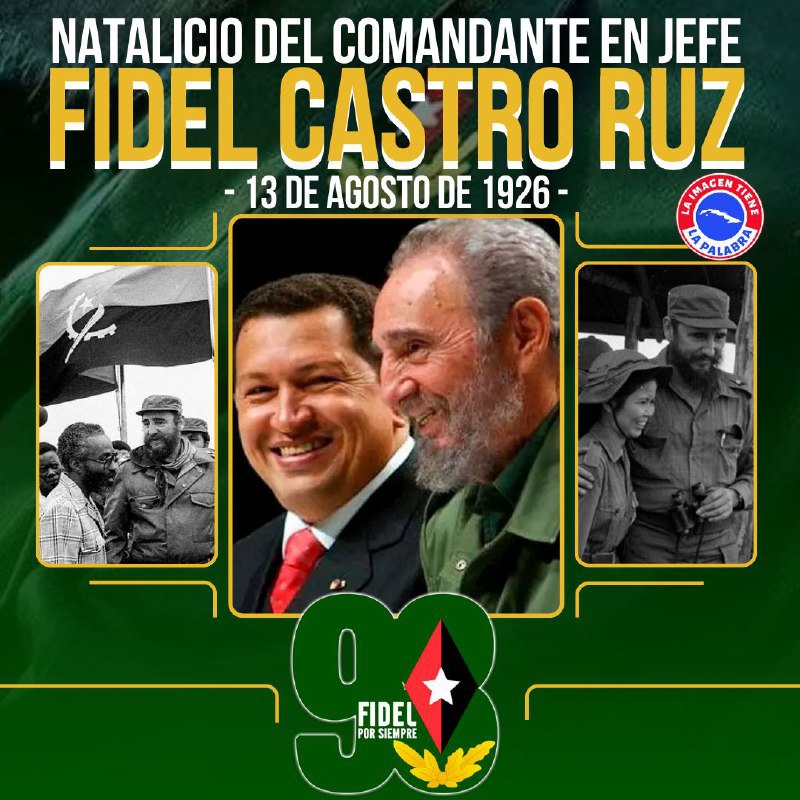 | Fidel es una personalidad que reúne en sí mismo tres cualidades: el teórico fundador de la Revolución Cubana, el jefe militar vencedor, el líder carismático. #FidelPorSiempre