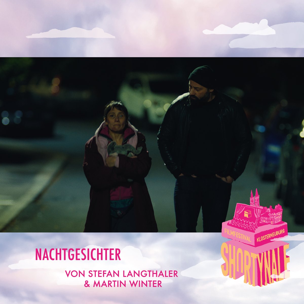 Samstag, 19. Aug. 16:30 | NÖ &amp; KLBG Wettbewerb 3 

✨ “The missing spots” von Astrid Rothaug ✨
✨ “Where Is My Mind?” von Neokles Bodenstein ✨
✨ “Nachtgesichter” von Martin Winter, Stefan Langthaler ✨

#shortynale #shortfilmfestival #klbg #shorts