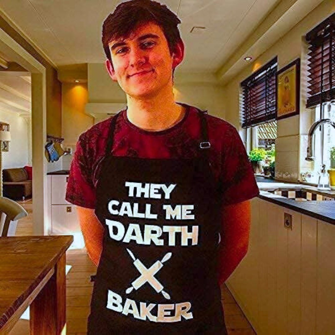 🍔 Ready to rule the grill? Our "Darth Baker" apron keeps you clean and stylish while you cook. A must-have for every kitchen warrior!  "Shop Now!" tinyurl.com/yatsdm66 

#BBQSeason #StarWarsFans #Cooking #BBQ #GiftIdea #KitchenLife #cooking