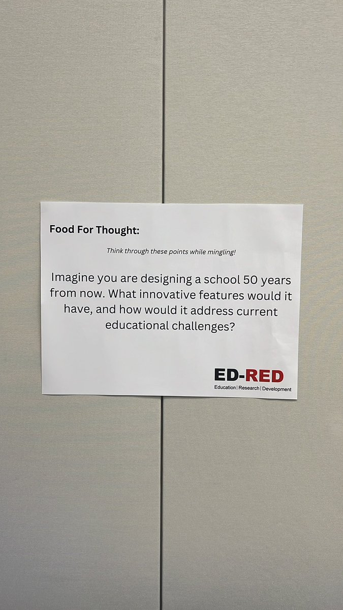 One of today’s Food For Thought Questions! <a href="/EdRedNews/">ED-RED</a>