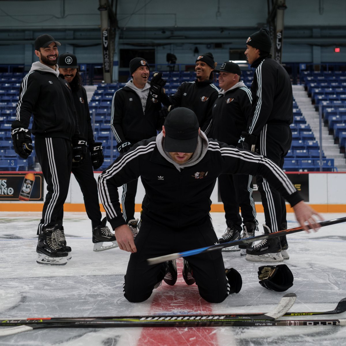 ShoresyHockey's tweet image. Puck has dropped on production for Shoresy Season 4.