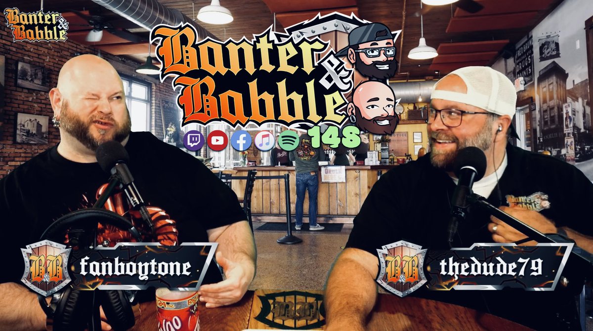 Banter & Babble: Wednesdays @ 9PM on Twitch! (@banterandbabble) on Twitter photo PSA: If youāre not an active user on Twitch or YouTube, or just prefer your content in audio form, you can listen to episodes of #BanterAndBabble and #LetsSetTheTone on <a href="/Spotify/">Spotify</a>!
B&B: open.spotify.com/show/4CGBIUur4ā¦
Letās Set The Tone: open.spotify.com/show/0hedCBurGā¦
(ā¤ļøand š appreciated) PSA: If youāre not an active user on Twitch or YouTube, or just prefer your content in audio form, you can listen to episodes of #BanterAndBabble and #LetsSetTheTone on <a href="/Spotify/">Spotify</a>!
B&B: open.spotify.com/show/4CGBIUur4ā¦
Letās Set The Tone: open.spotify.com/show/0hedCBurGā¦
(ā¤ļøand š appreciated)