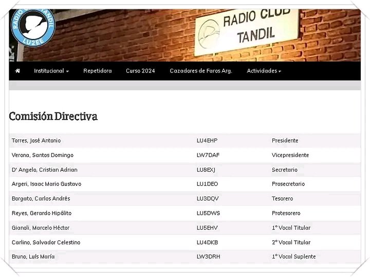 Nueva Comisión Directiva!

Tras la asamblea realizada el pasado 10 de agosto, resultó electa la nueva Comisión Directiva y la Comisión Revisora de Cuentas.

Más info en lu2ee.org.ar/?page_id=89