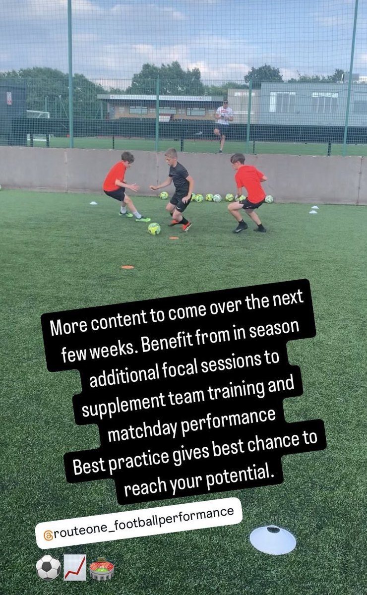 Sessions lead at Stockport Sports Village. Opposed and Unopposed technical practices. Game specific actions and scenarios. Topic work throughout the full year. Each Wednesday and Friday. Boys and girls welcome. See previous posts for more or use contact details on flyer ⚽️📈🏟️
