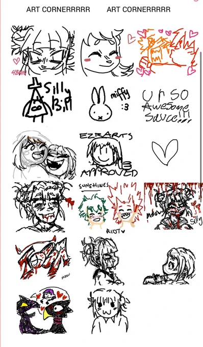 art corner on my strawpage is so goated 
