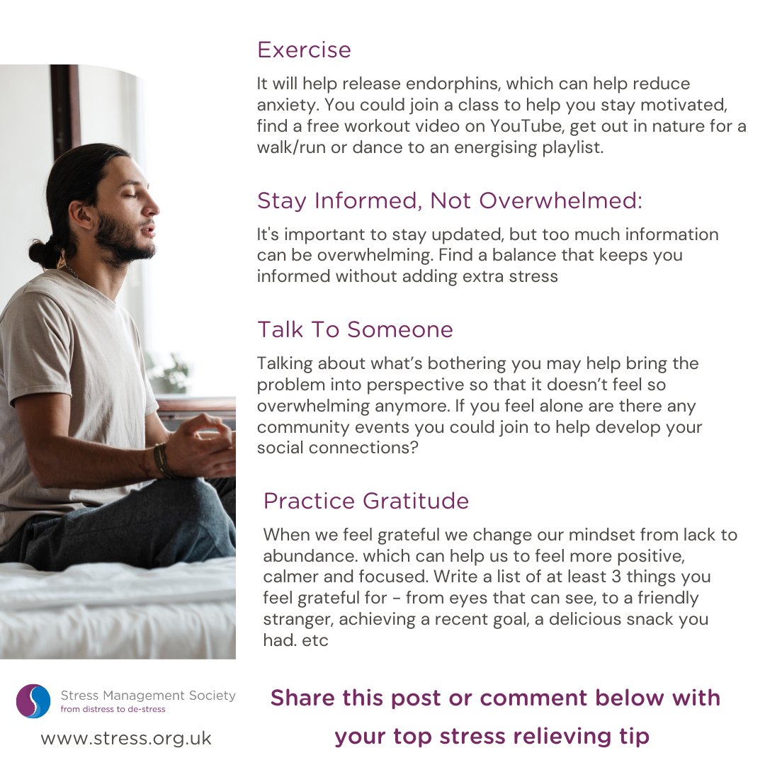 Too much stress can take a toll on our health so it is important to show up for ourselves, to bring a sense of calm and restoration to our nervous system and allow better health. What can you do today?
Try these suggestions or share your wellbeing tips by commenting below.