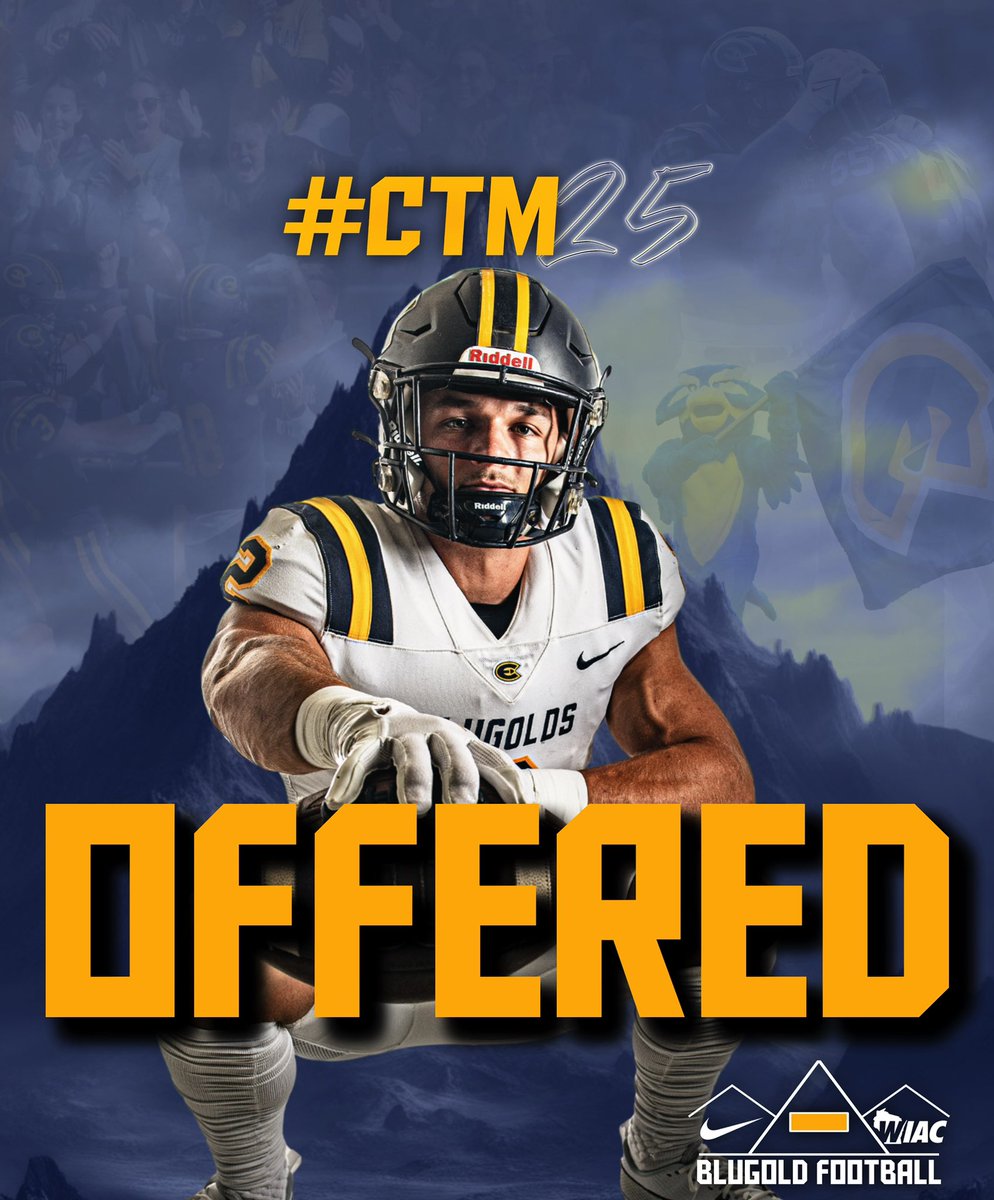 Dawson Marmion (@dmarmion006) on Twitter photo Blessed to receive an offer from The University Of Wisconsin Eau Claire!
<a href="/CoachDeavPuck/">Deav Puck</a> <a href="/DunlapFootball/">Dunlap Football</a> <a href="/DunlapAthletics/">Dunlap Athletics</a> <a href="/EDGYTIM/">Timothy “EDGYTIM” OHalloran</a> Blessed to receive an offer from The University Of Wisconsin Eau Claire!
<a href="/CoachDeavPuck/">Deav Puck</a> <a href="/DunlapFootball/">Dunlap Football</a> <a href="/DunlapAthletics/">Dunlap Athletics</a> <a href="/EDGYTIM/">Timothy “EDGYTIM” OHalloran</a>