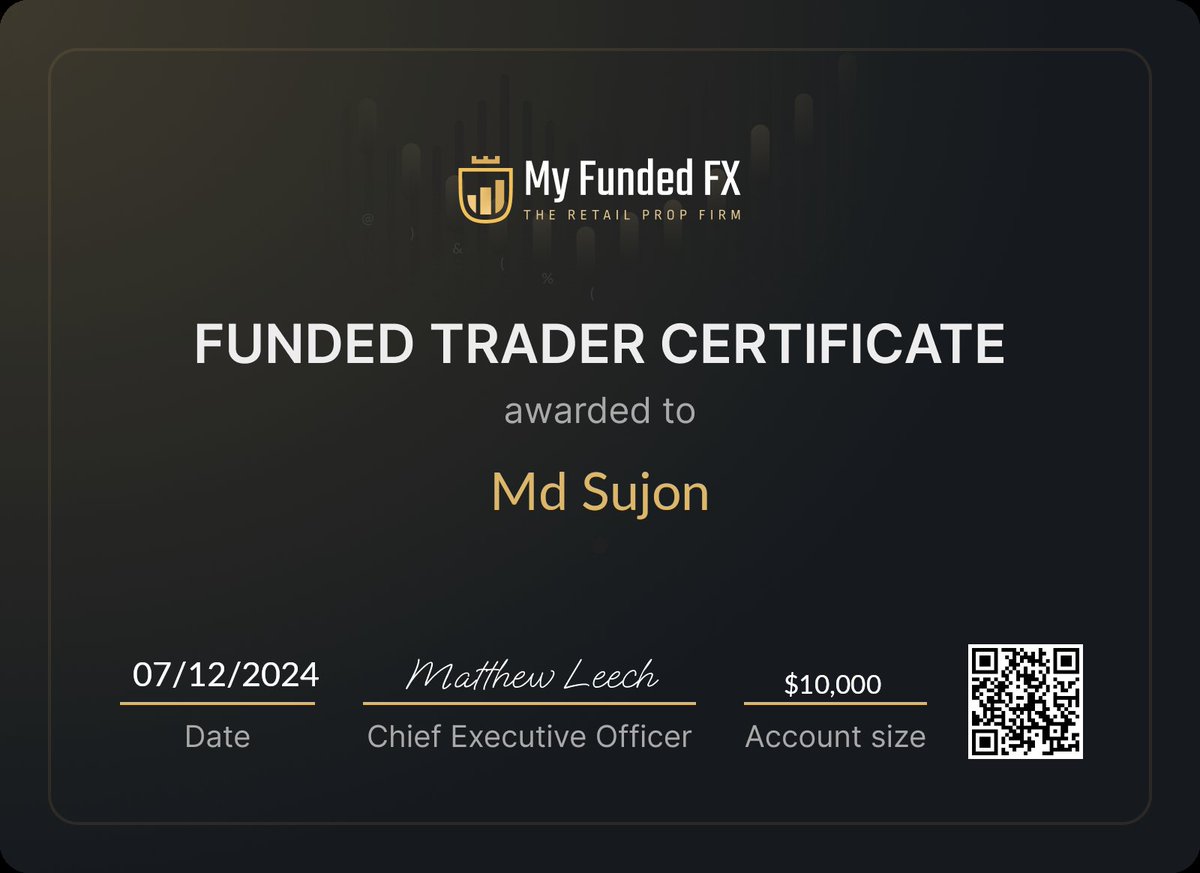 PipSaga007's tweet photo. My first funded account with @MyFundedFX I have to say they are best in their craft,
With @MyFundedFX it's my 2nd Consistent Payout they are super fast man within 8 minutes I got paid , Thank you @MattLeech for building #MFFX 🥂💯🔥 https://t.co/L36oocC6AB