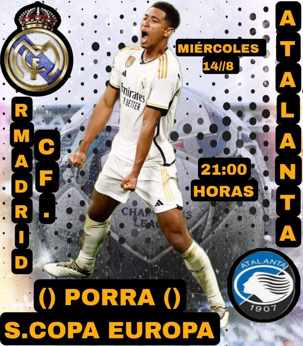 mariavsl5's tweet photo. #Madridistas vamos a la porra la mía
3 .& 1 la vuestra os leo 👀 los Acertantes serán mencionados 📃 ✍️
#follow #followup #followbackme https://t.co/yO23vwSuGV