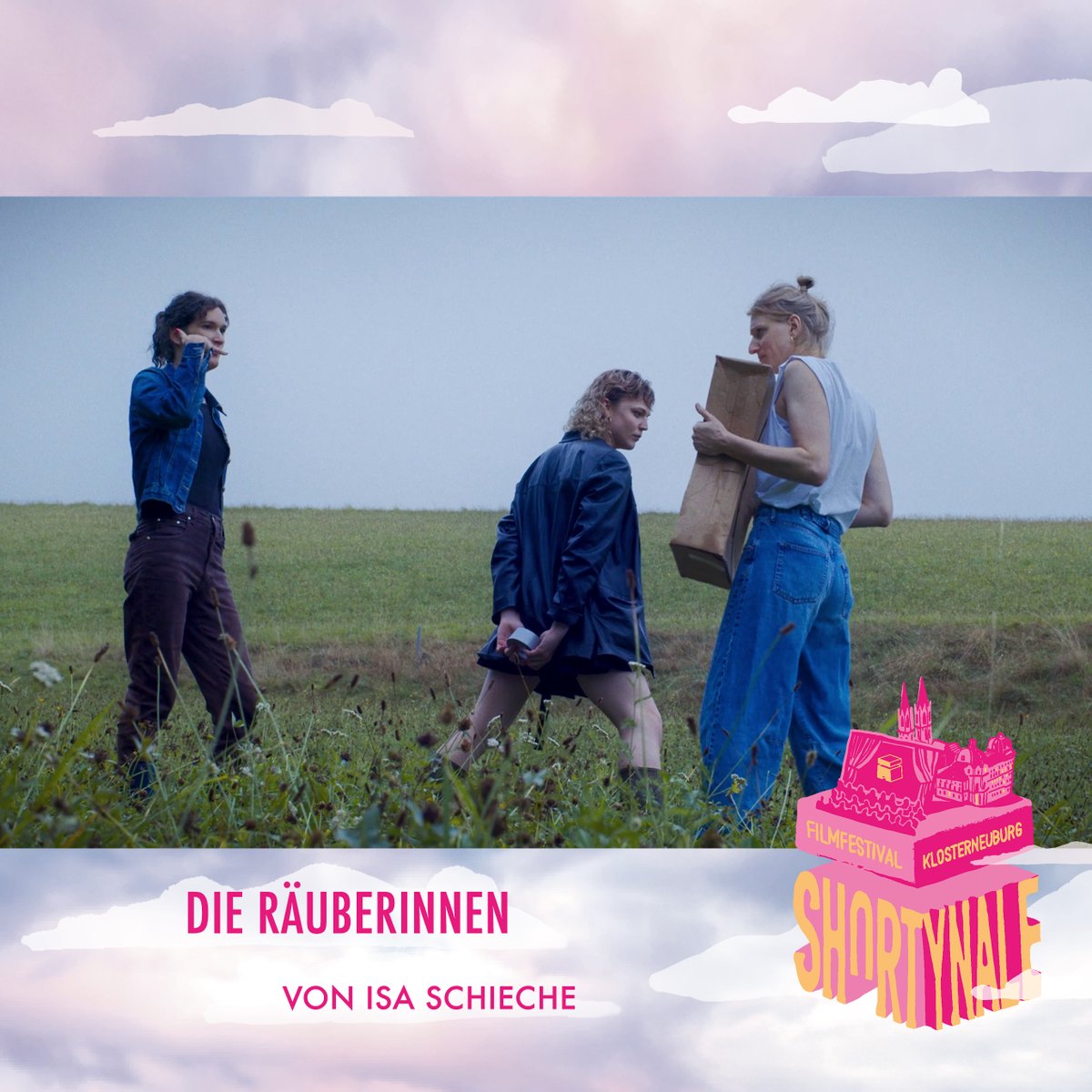 Mittwoch, 14. Aug. 20:30 | Wettbewerb 1

✨ “The red sea makes me wanna cry” von Faris Alrjoob✨
✨ “Die Räuberinnen” von Isa Schieche ✨

#shortynale #filmfestival #shortfilmfestival #kurzfilmfestival #klbg
2/2