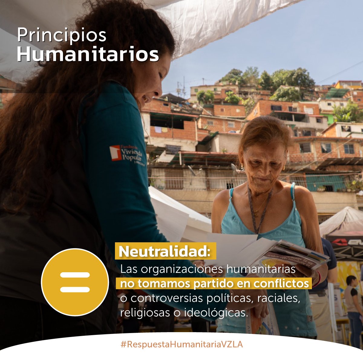 #SabíasQue el personal humanitario no toma partido en conflictos o controversias políticas, religiosas o de ningún otro tipo.

Eso es 𝐍𝐞𝐮𝐭𝐫𝐚𝐥𝐢𝐝𝐚𝐝, uno de los principios que nos permite trabajar en pro de quienes más lo necesitan #PrincipiosHumanitariosEnAcción