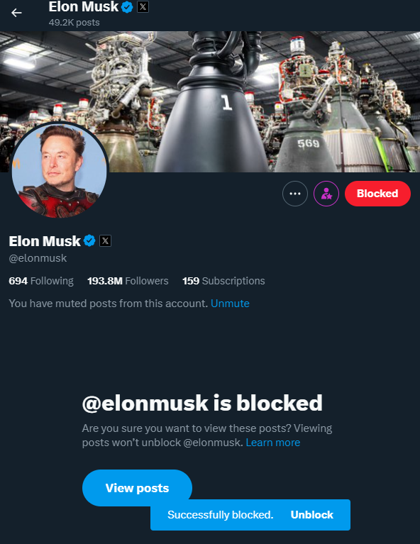 _JackJazz's tweet image. Sorted! 
#BlockMusk