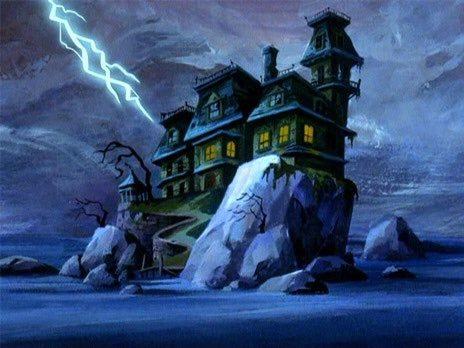 3CC0__'s tweet image. Scooby-Doo Background Paintings (1969)