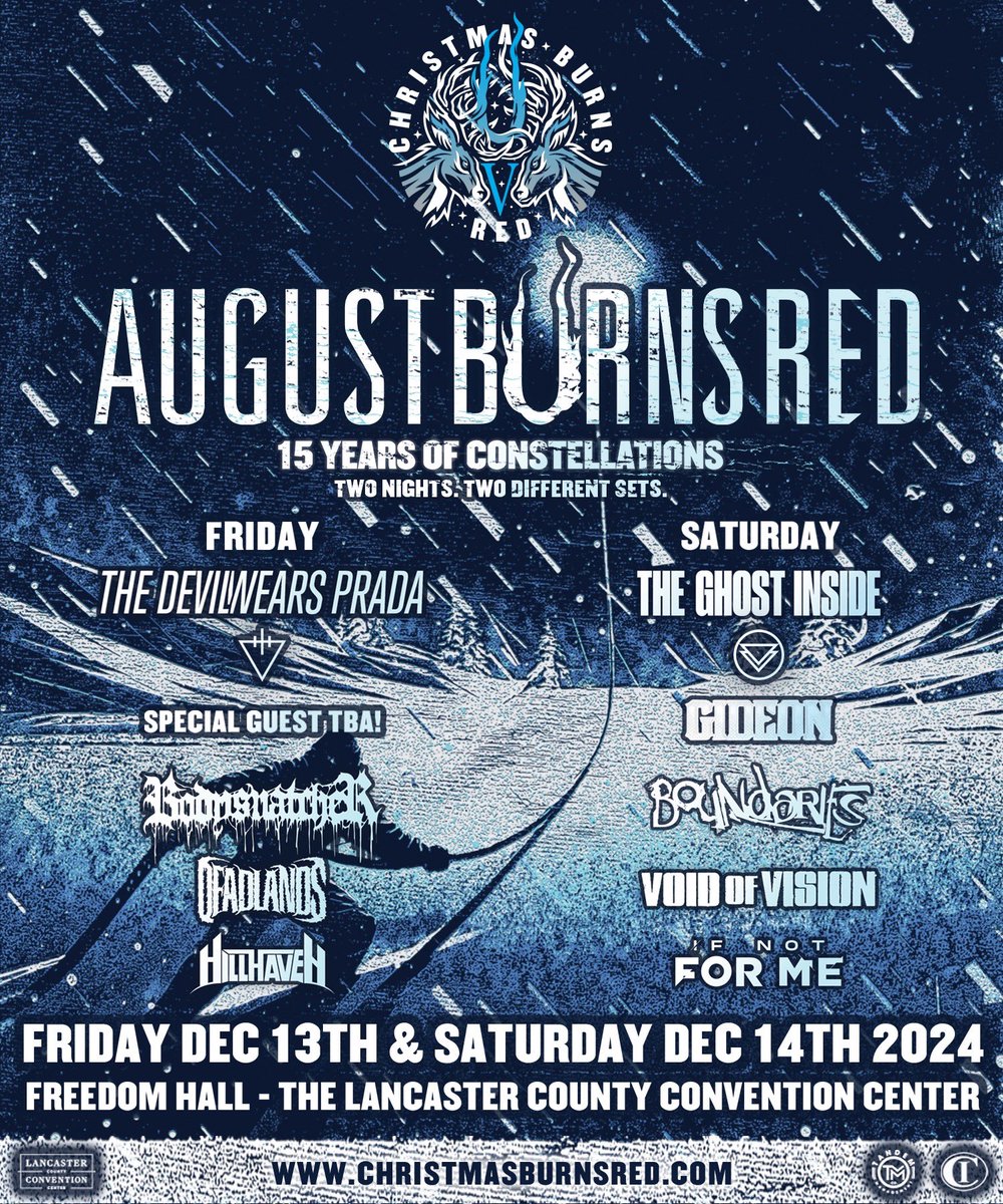 Boundaries (@boundariesct) on Twitter photo Honored to be a part of this year’s Christmas Burns Red. Big thanks to <a href="/augustburnsred/">August Burns Red</a> for having us. Tickets are on sale now. Honored to be a part of this year’s Christmas Burns Red. Big thanks to <a href="/augustburnsred/">August Burns Red</a> for having us. Tickets are on sale now.