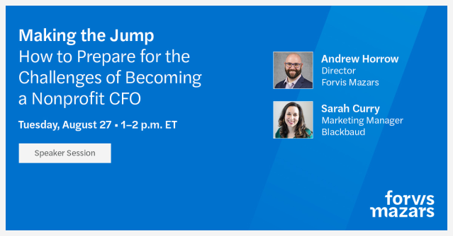 Mandelane's tweet photo. In the first session of Blackbaud's CPE-eligible Ultimate Nonprofit CFO Series, Andrew Horrow from @ForvisMazarsUS will share the skills necessary to succeed as a nonprofit CFO. Register for the webinar here: https://t.co/kkgkPZMoGO https://t.co/cYjCppdoM7