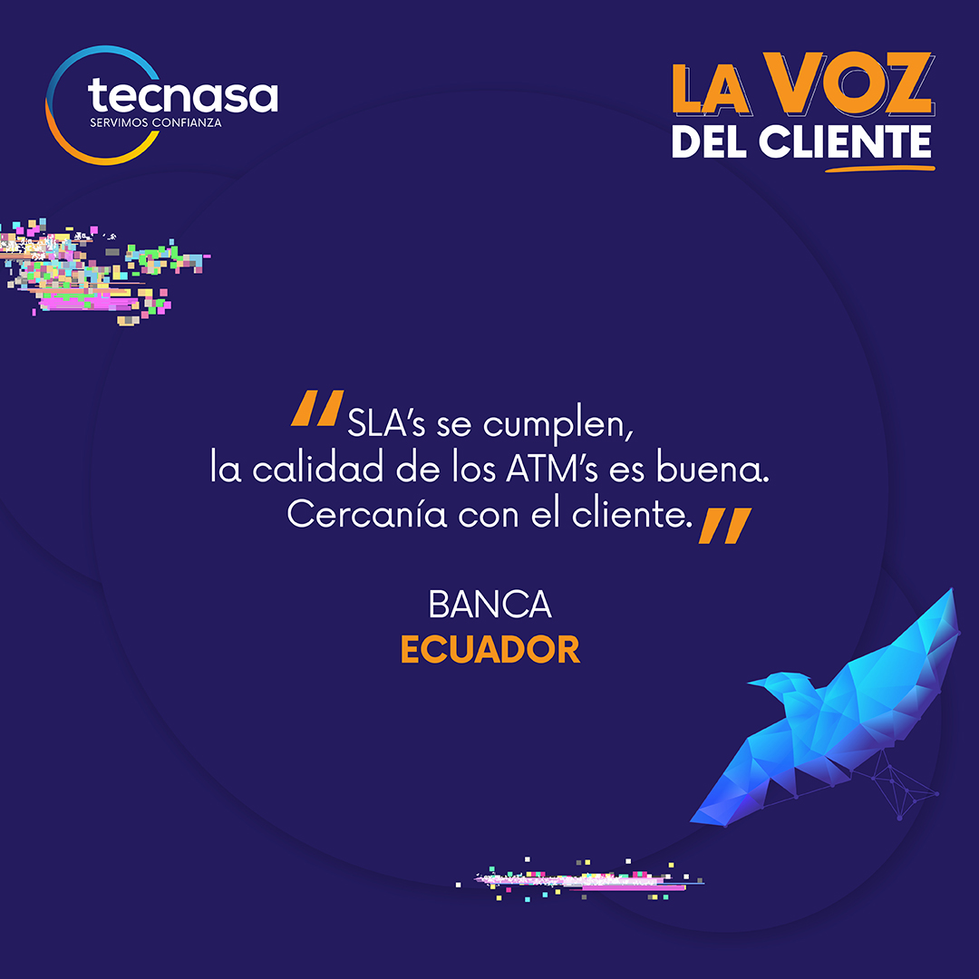 Cumplir con nuestros SLA’s y brindar calidad es nuestra misión. #CalidadTECNASA #Cercanía

#Tecnología #EmpresaEnPositivo #Tecnología #TecnologiaParaTI #TECNASAPanama #TECNASANicaragua #TECNASAGuatemala #TECNASAElSalvador #TECNASAHonduras #TECNASACostaRica #TECNASAEcuador