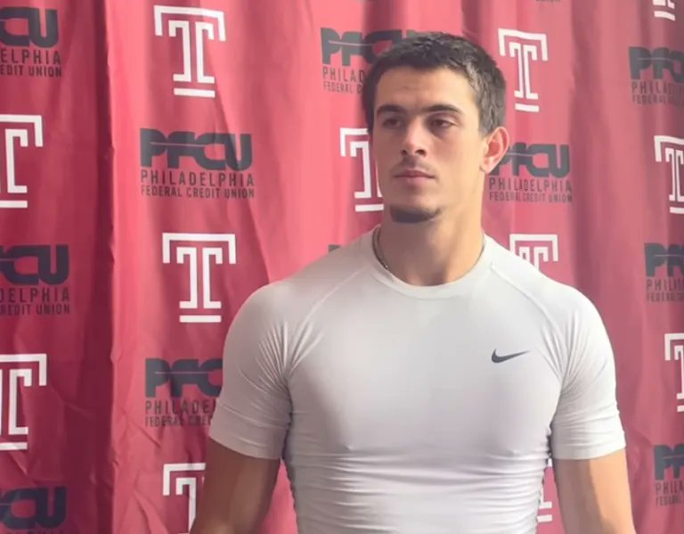 Tyler Douglas wasn't expected to be in the mix to start Temple's opener at Oklahoma. However, after a couple weeks of practice, he finds himself alongside Forrest Brock and Evan Simon.

Douglas' mobility, and two key relationships, have helped him emerge as a starting option.