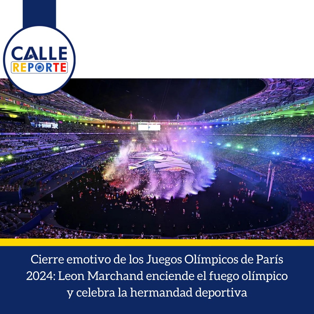 Bajo el cielo de París, Leon Marchand, el principal representante de la natación francesa para los Juegos Olímpicos de 2024, se presentó para encender el fuego olímpico y marcar el cierre de la 33ª edición de los Juegos.

 #12agosto #Paris2024 #OlimpiadasParis2024