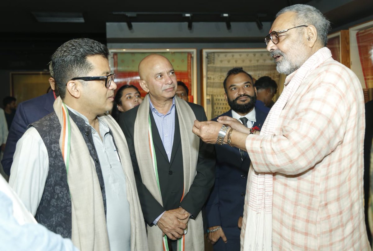 From intricate embroideries to vibrant block prints, the Textile Gallery II at National Crafts Museum &amp; Hastkala Academy, New Delhi, inaugurated on #NationalHandloomDay, showcases the richness of Indian textiles and handlooms. Proudly supported by BPCL's CSR initiatives, it