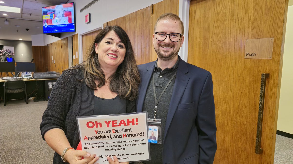 Oh YEAH! Congrats to <a href="/rcsdnys/">Rochester City School District</a> Executive Director of Mathematics for being the recipient of our collegial honor.  We are thankful for her dependability, forethought, collegial ability to keep us on track.  You are Excellent, Honored, and Appreciated.