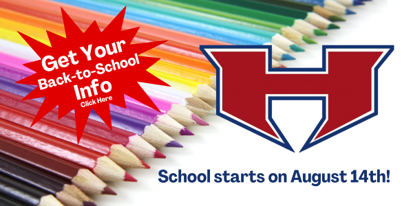 School starts this Wednesday! Find everything you need to get ready for school at HendersonISD.org/backtoschool. We can't wait to see you! #BackToSchool #GoLions! #HendersonISD