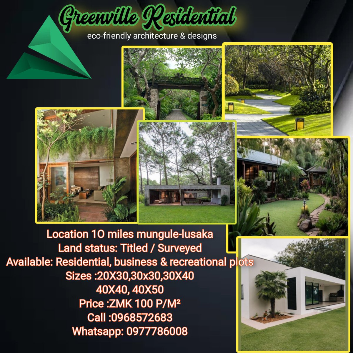 MwendalubiH's tweet photo. #Zambie #Zambian real estate offers. For my people in #diaspora something to invest on . #lusaka Greenville Residential https://t.co/N61mMSUy6i