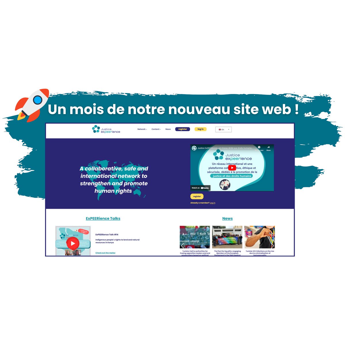 J_ExPEERience's tweet photo. Cela fait maintenant un mois que nous avons lancé le nouveau site de Justice ExPEERience, une source bilingue (FR et EN) qui regroupe tous les contenus et productions du réseau !

🔗https://t.co/dVI6lJmnm6

@ASF_NGO https://t.co/dsDXIkkjOe