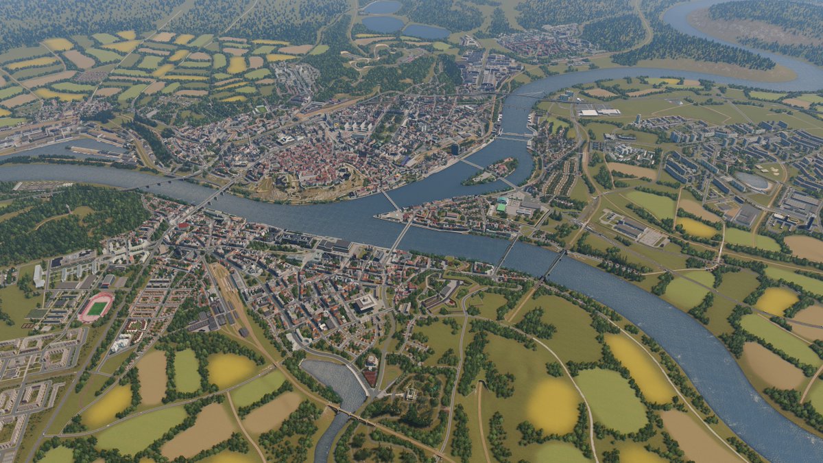 Building in Altengrad again, live now twitch.tv/akruas #citieskylines